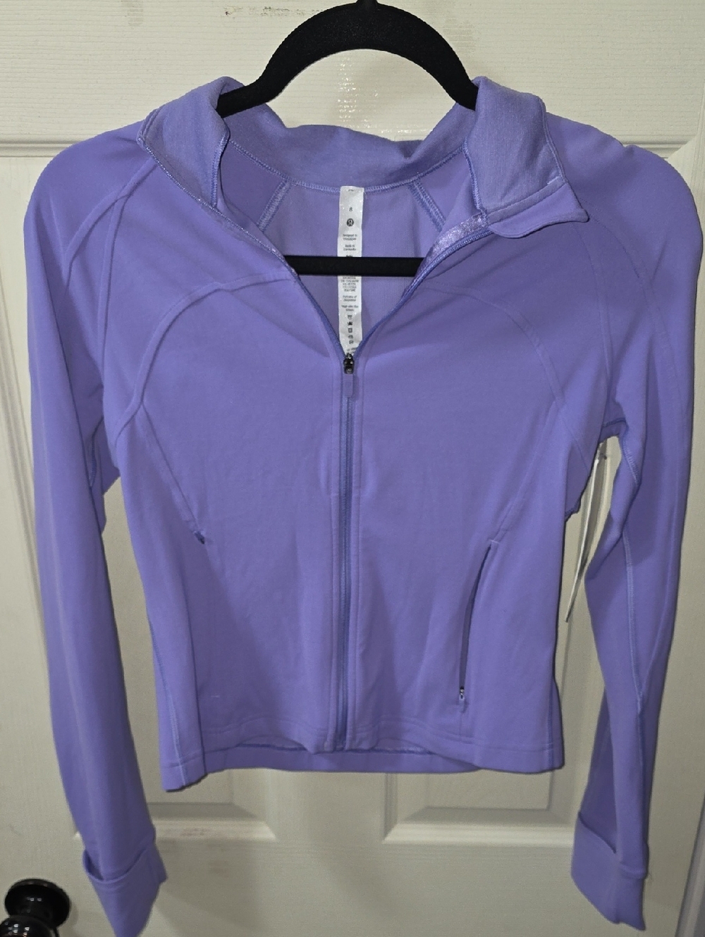 Lululemon Define Hooded Jacket in Purple Ash Size 8